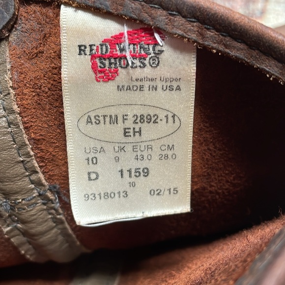 Red Wing pecos safety boots - Picture 2 of 5